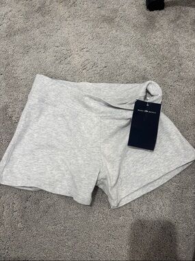 Brandy Melville Light Heather Gray Bike Shorts